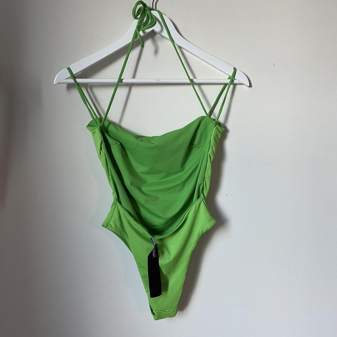 Brand new green Zara swimsuit. Size S. Never... Depop