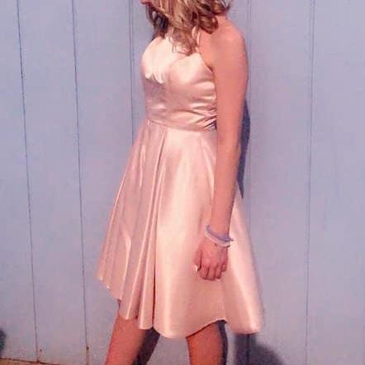 macys light pink dress