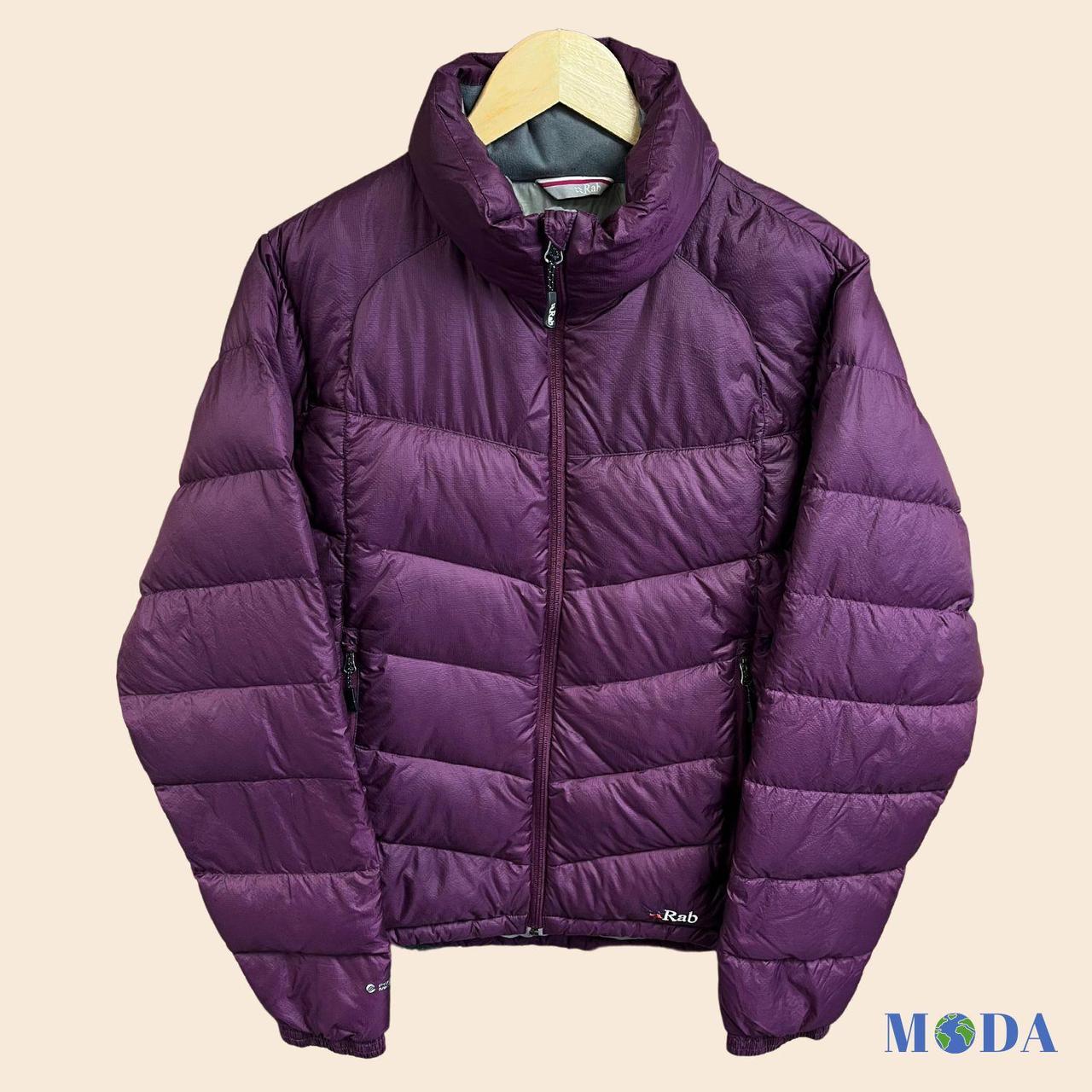 DESCRIPTION: RARE Women’s Purple Rab Puffer Coat... - Depop