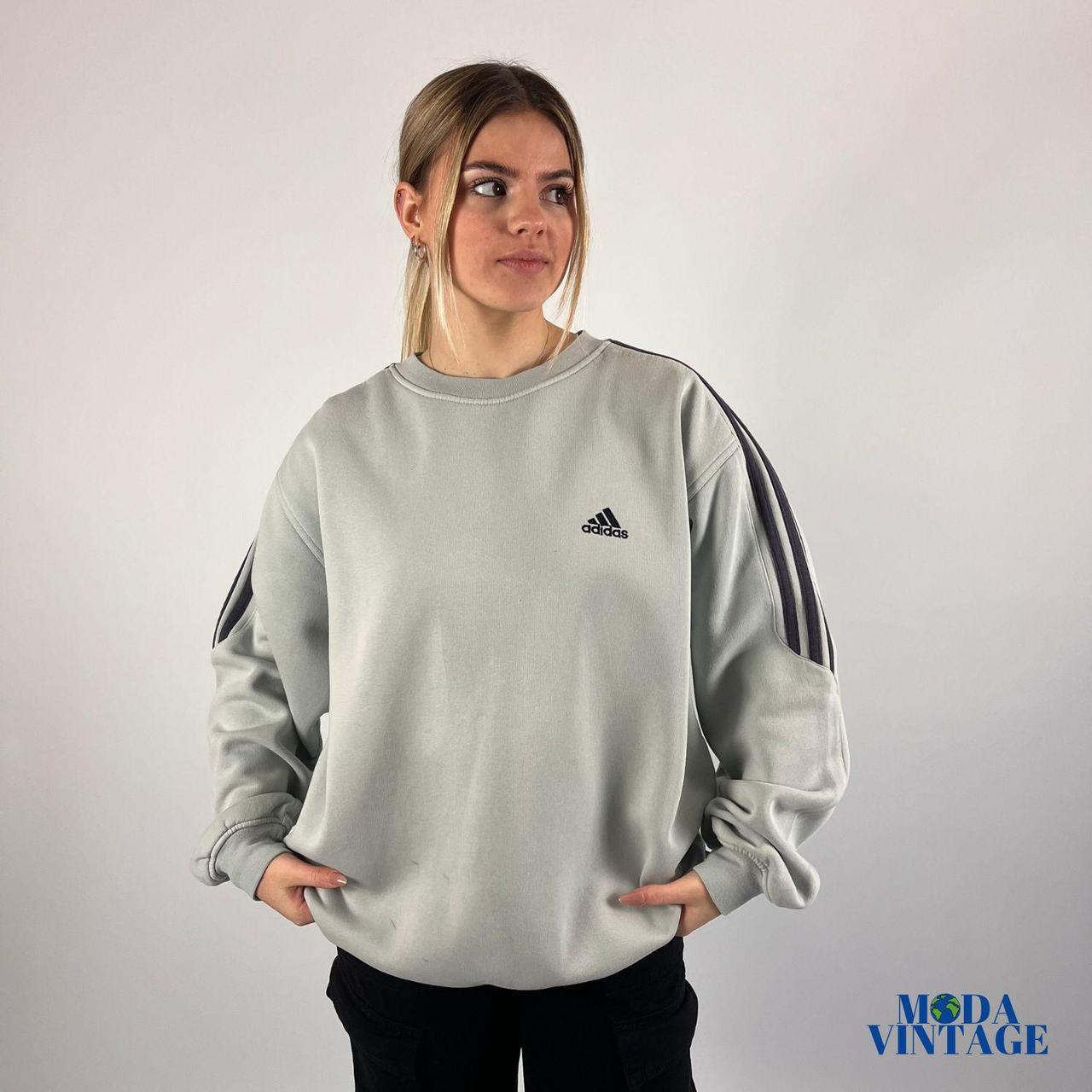 Light blue adidas sweatshirt best sale