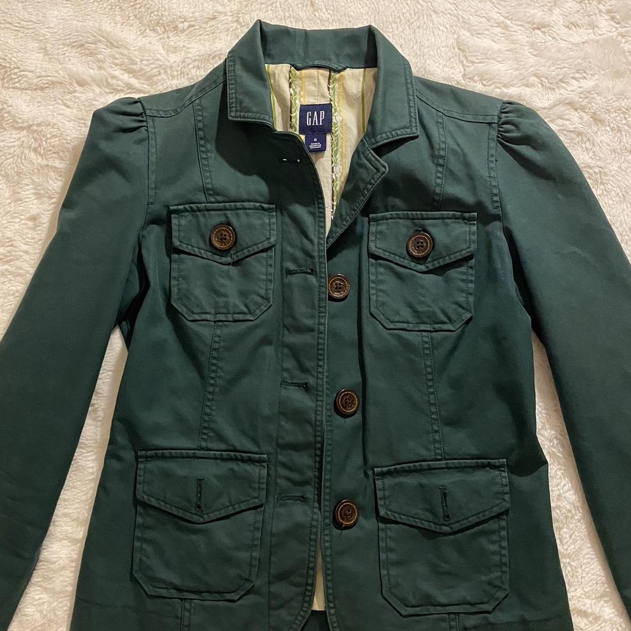 Green GAP jacket Depop
