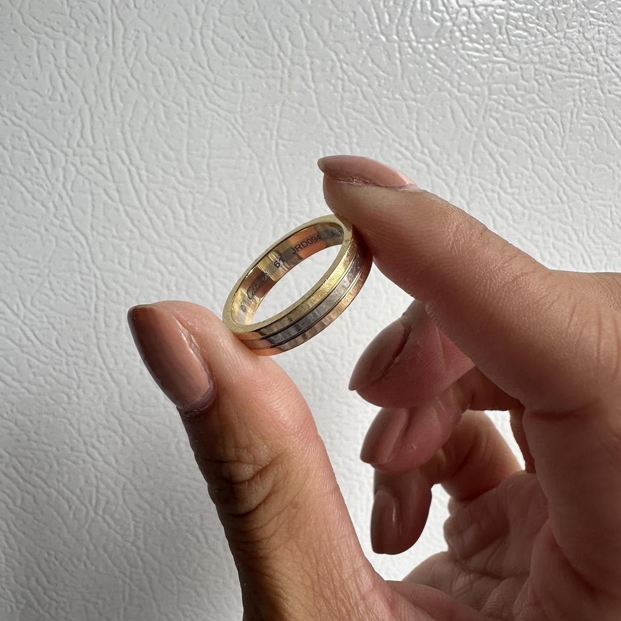 【Cartier】Vendome Louis Cartier ring Wedding Band Pink Gold Vendome Louis Cartier wedding band, 4.8 mm width, paved