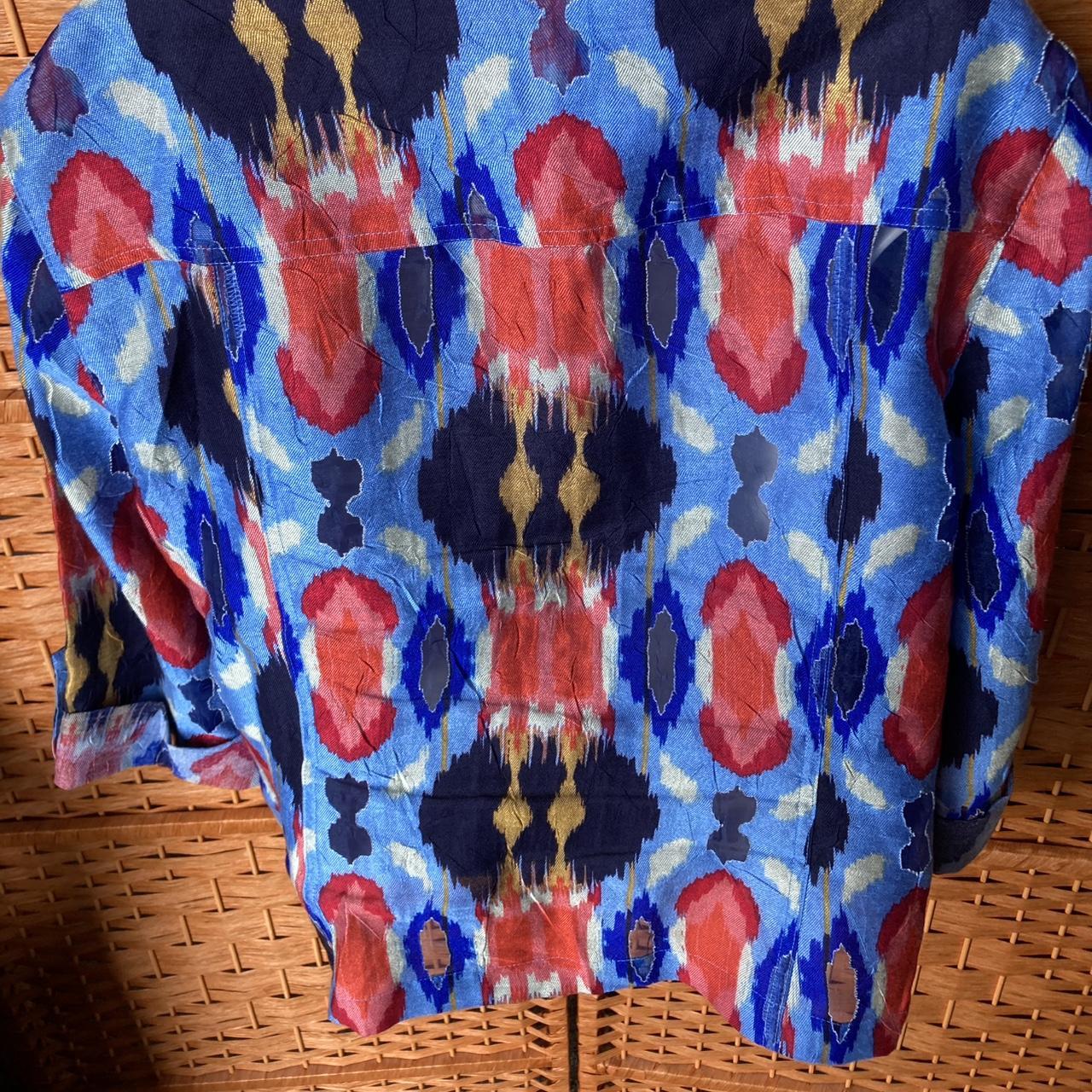 Ruby Rd. Women's Shacket Jacket - Multi/Blue - 12… - image 6