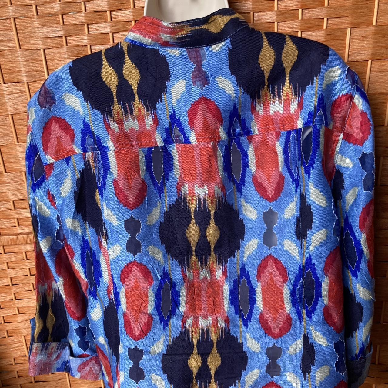 Ruby Rd. Women's Shacket Jacket - Multi/Blue - 12… - image 5