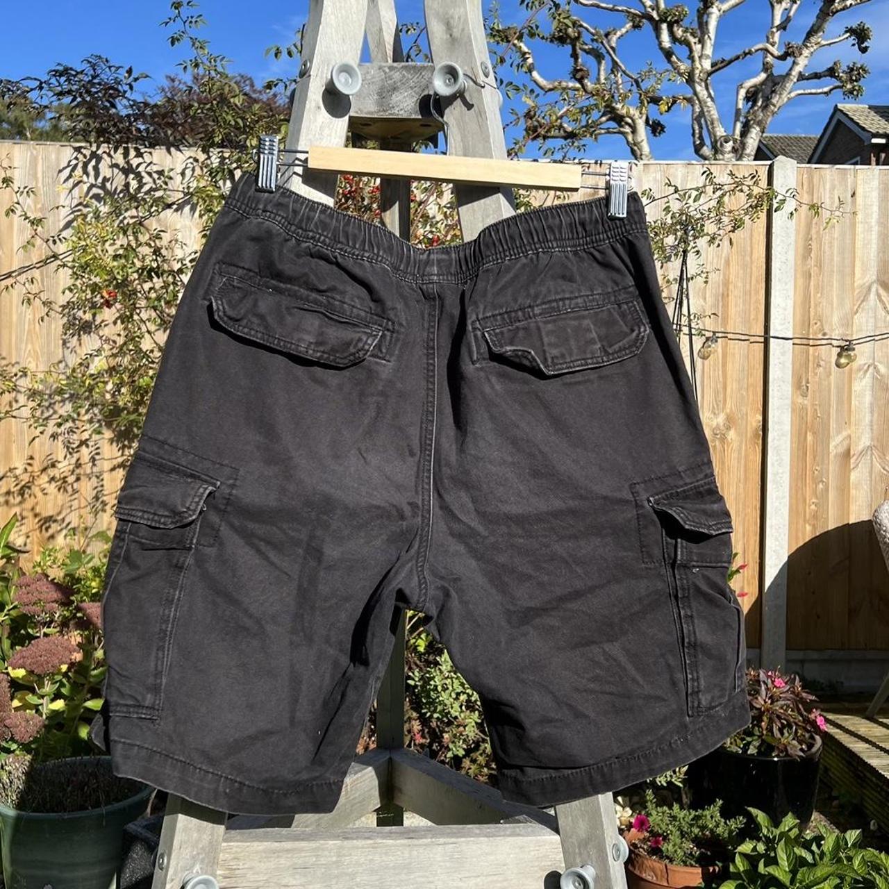 Vintage Cargo Shorts sick black retro cargo shorts... Depop