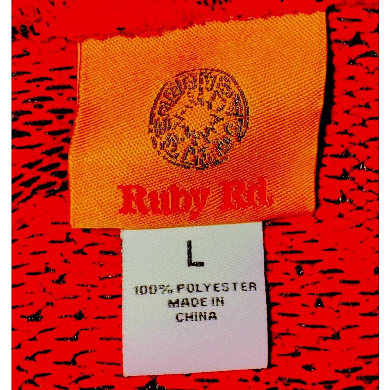 Ruby Rd. Women's Blouse - Red/Black - M – Ruby Rd… - image 4