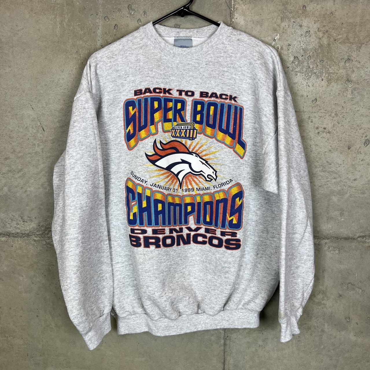 Vintage 1998 Denver Broncos back to back Super Bowl - Depop