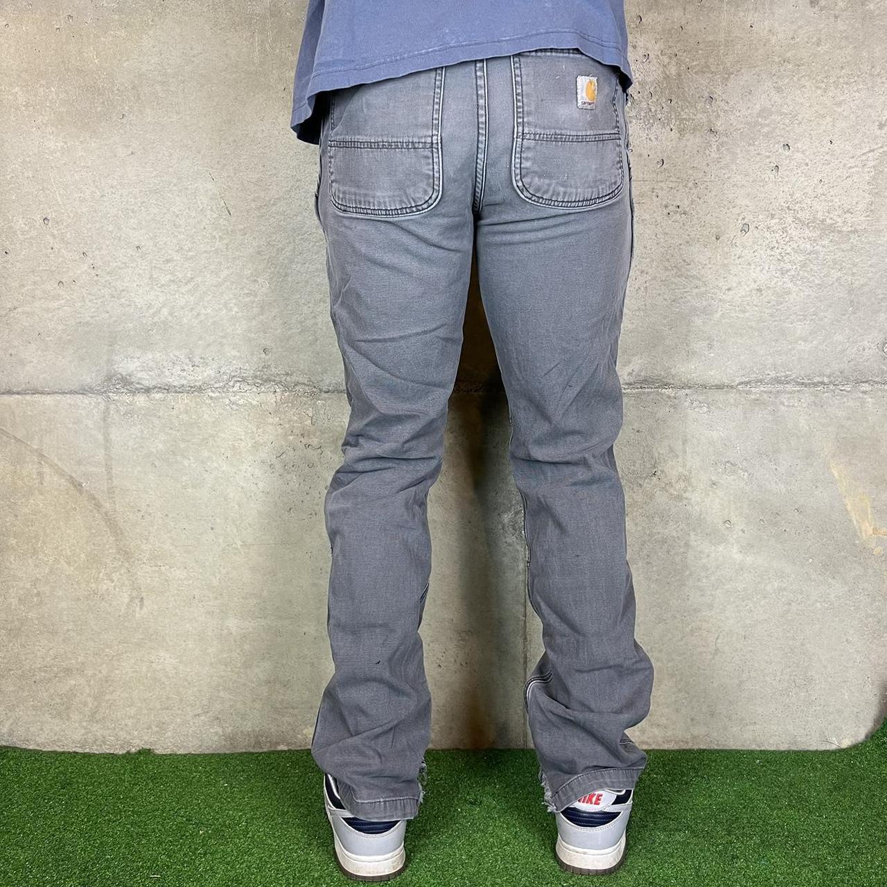 grey carhartt pants nice color more of a tapered... Depop