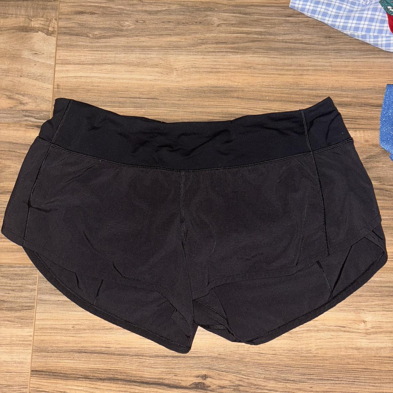 Black Lululemon Shorts Size 8 Used but in great