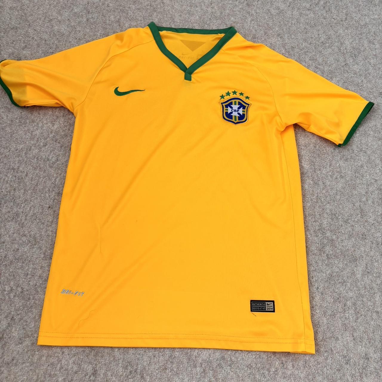 Brazil 2004/05 yellow and green home shirt #Brazil | Depop