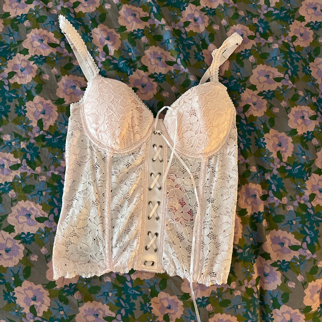 Light pink bustier Never worn got it from Twinelle... - Depop