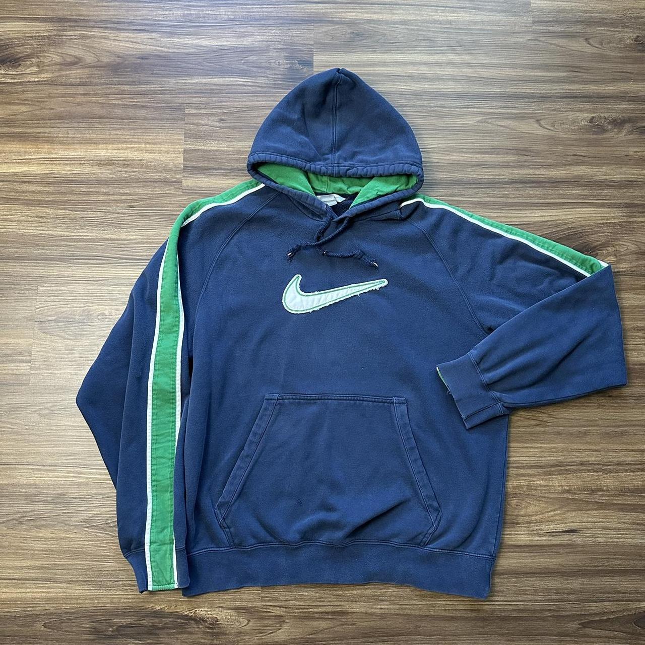 mens nike center swoosh hoodie
