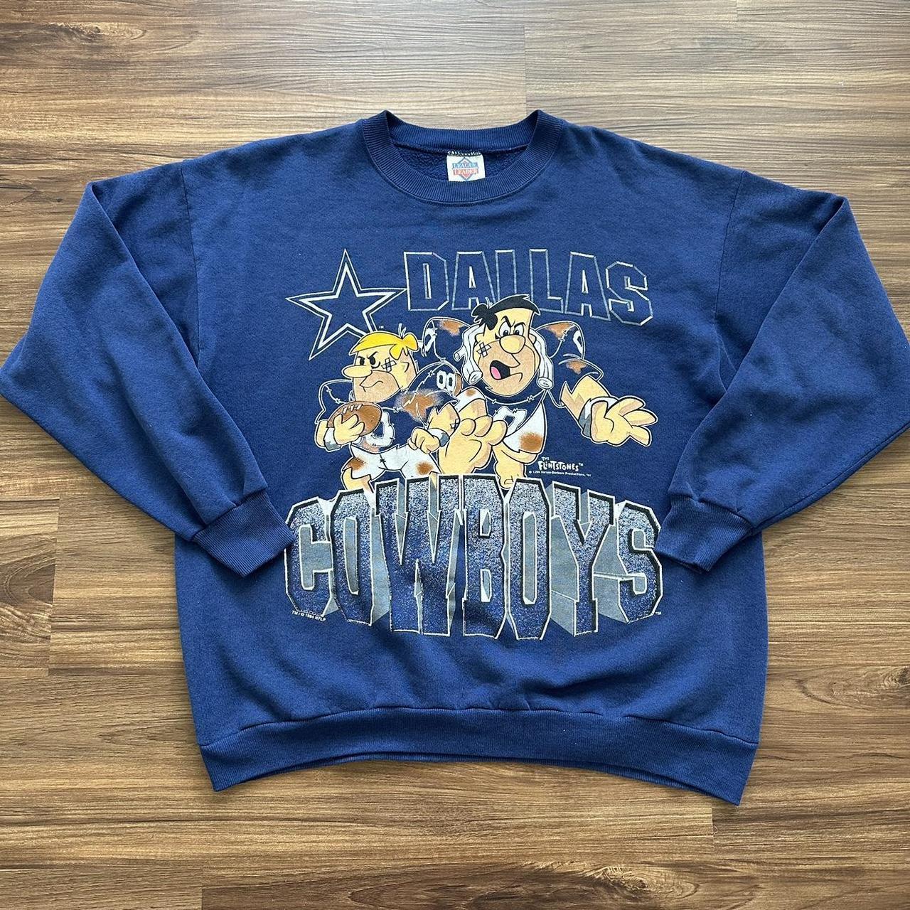 Men's Vintage Dallas Cowboys Sweatshirt Size - Depop