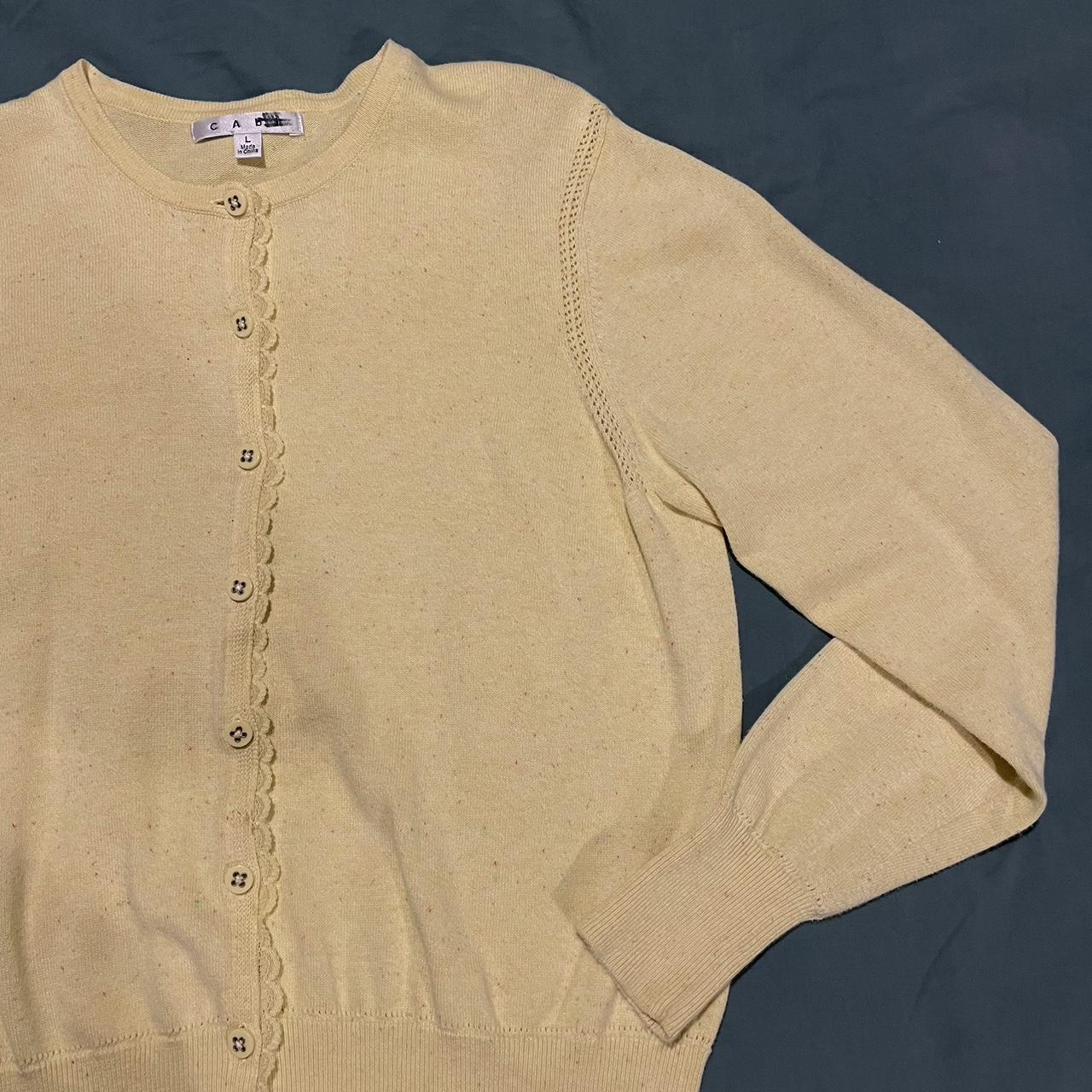 Butter Yellow Cabi Sweater Size: Women’s Large... - Depop