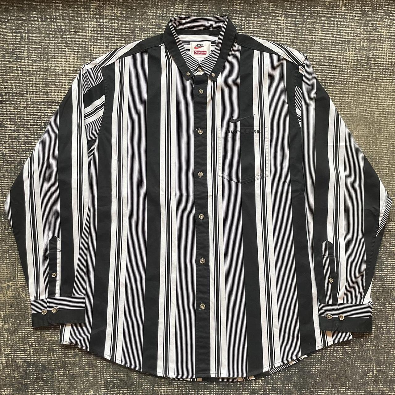 Supreme Supreme black button down shirt