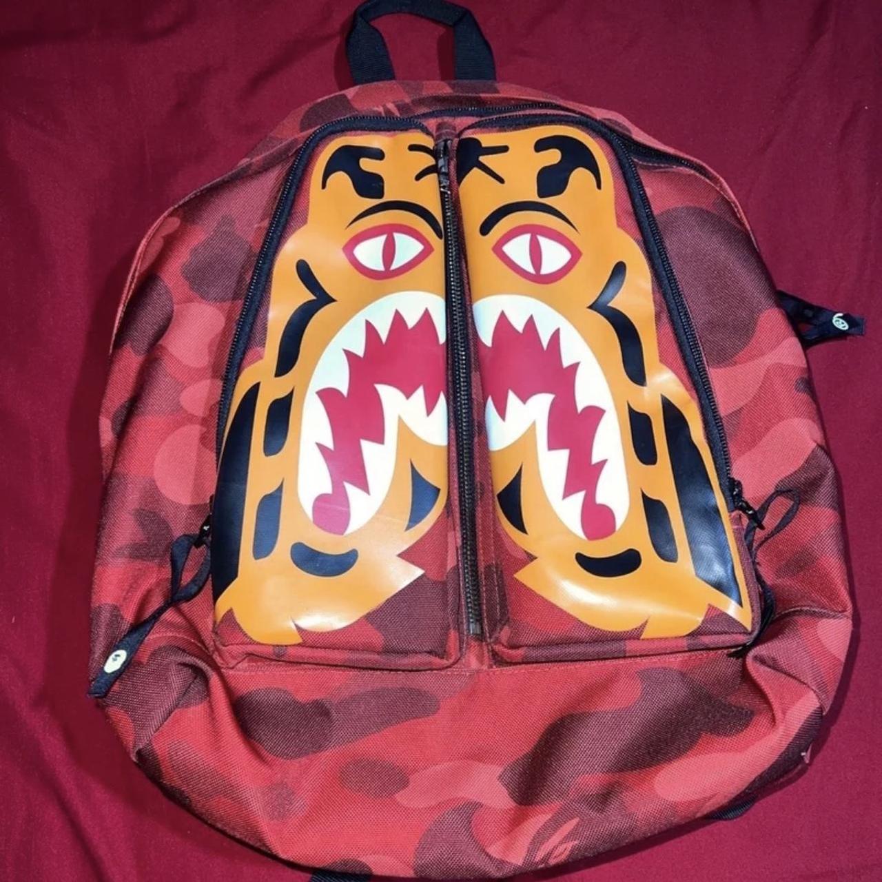 BAPE BAPE Backpack Color Camo Red Great