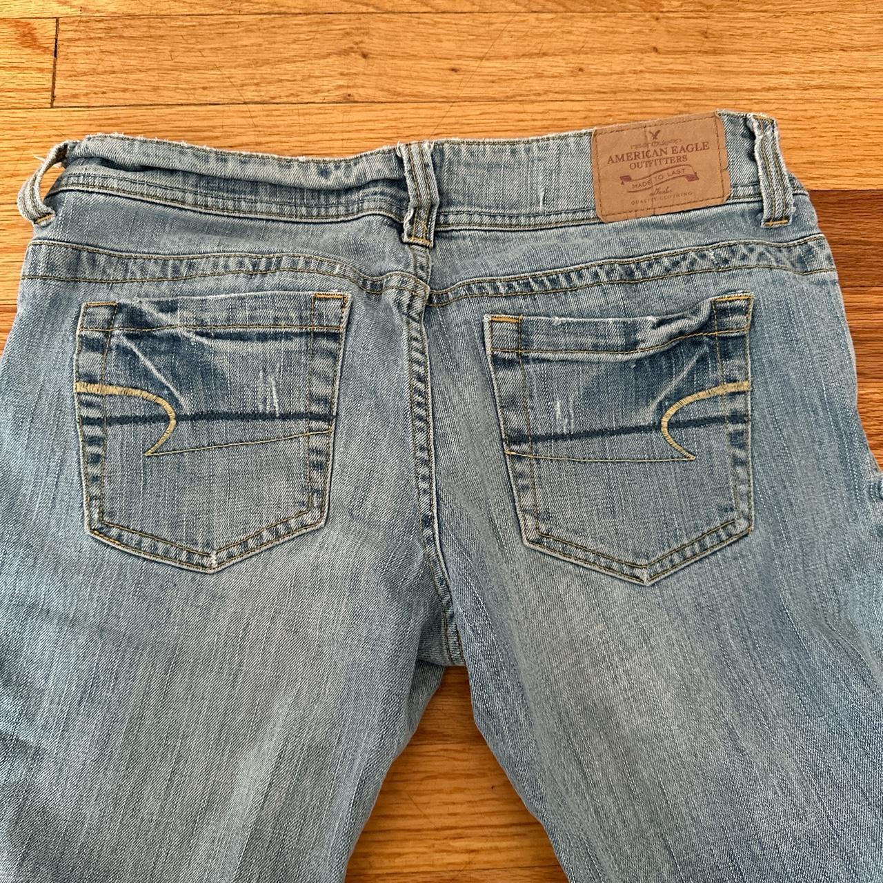 vintage american eagle jeans “Ae Artist” size: 10... - Depop