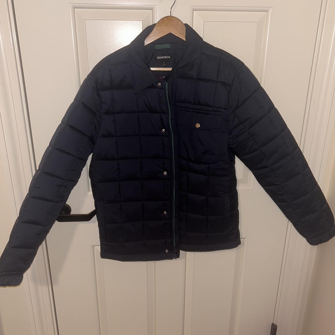 Bonobos Men's Navy Jacket | Depop