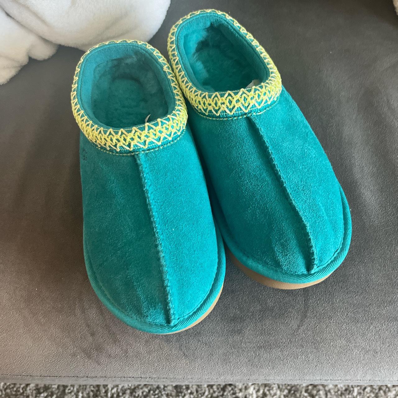 Teal UGG Tasman Slippers - unused, like new #ugg... - Depop