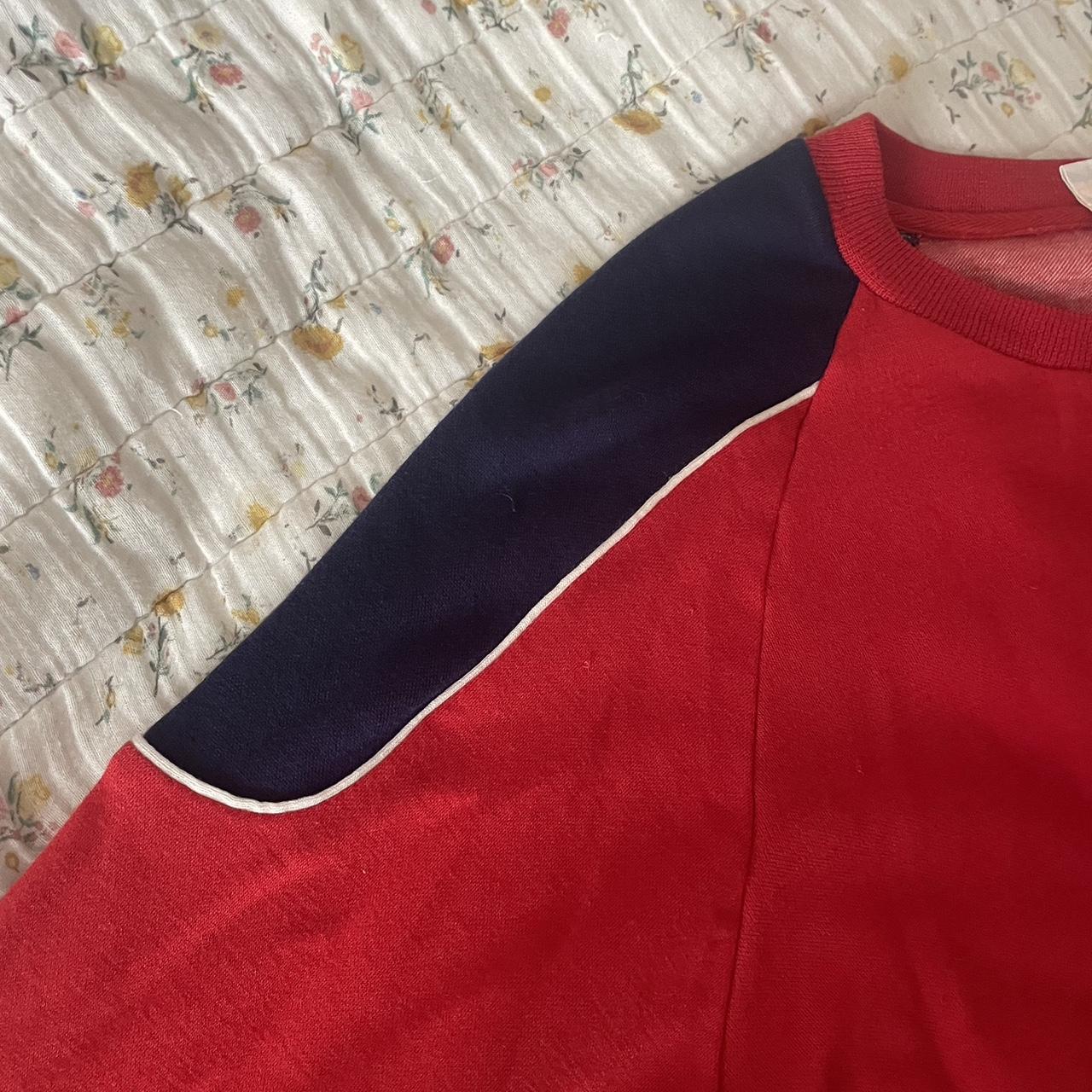 Converse Men's Red and Navy Jumper (4)