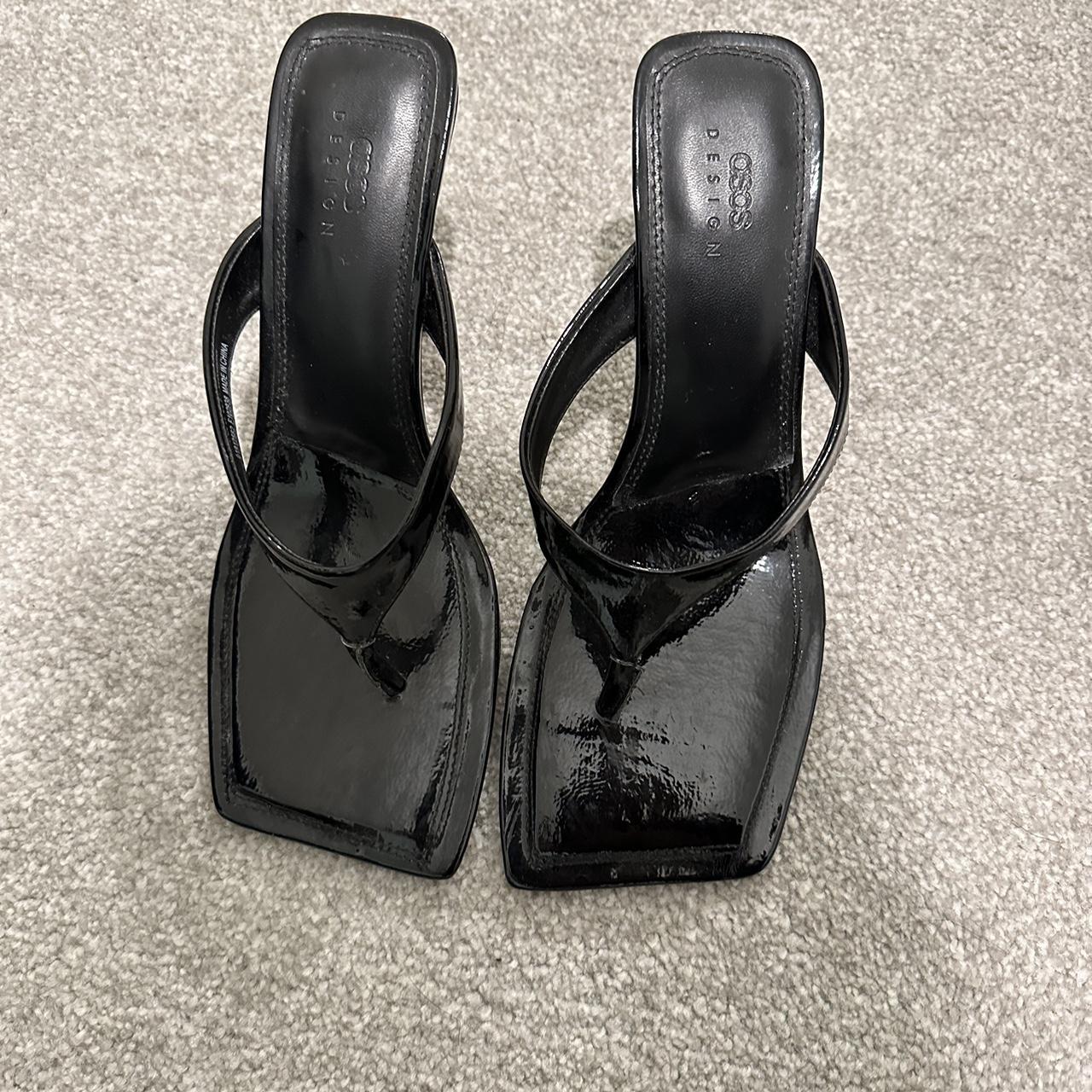 ASOS Women's Black Mules | Depop