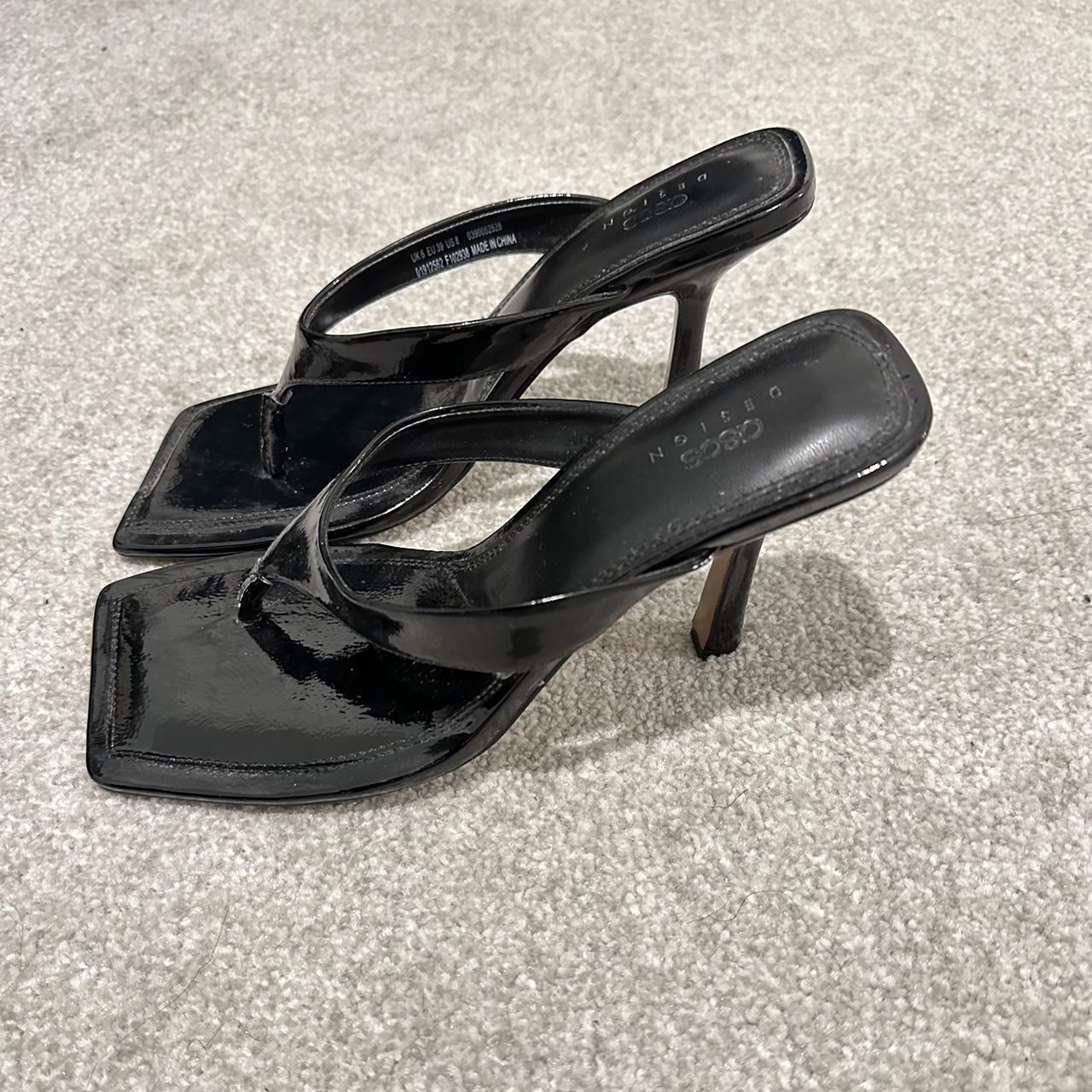 ASOS Women's Black Mules | Depop