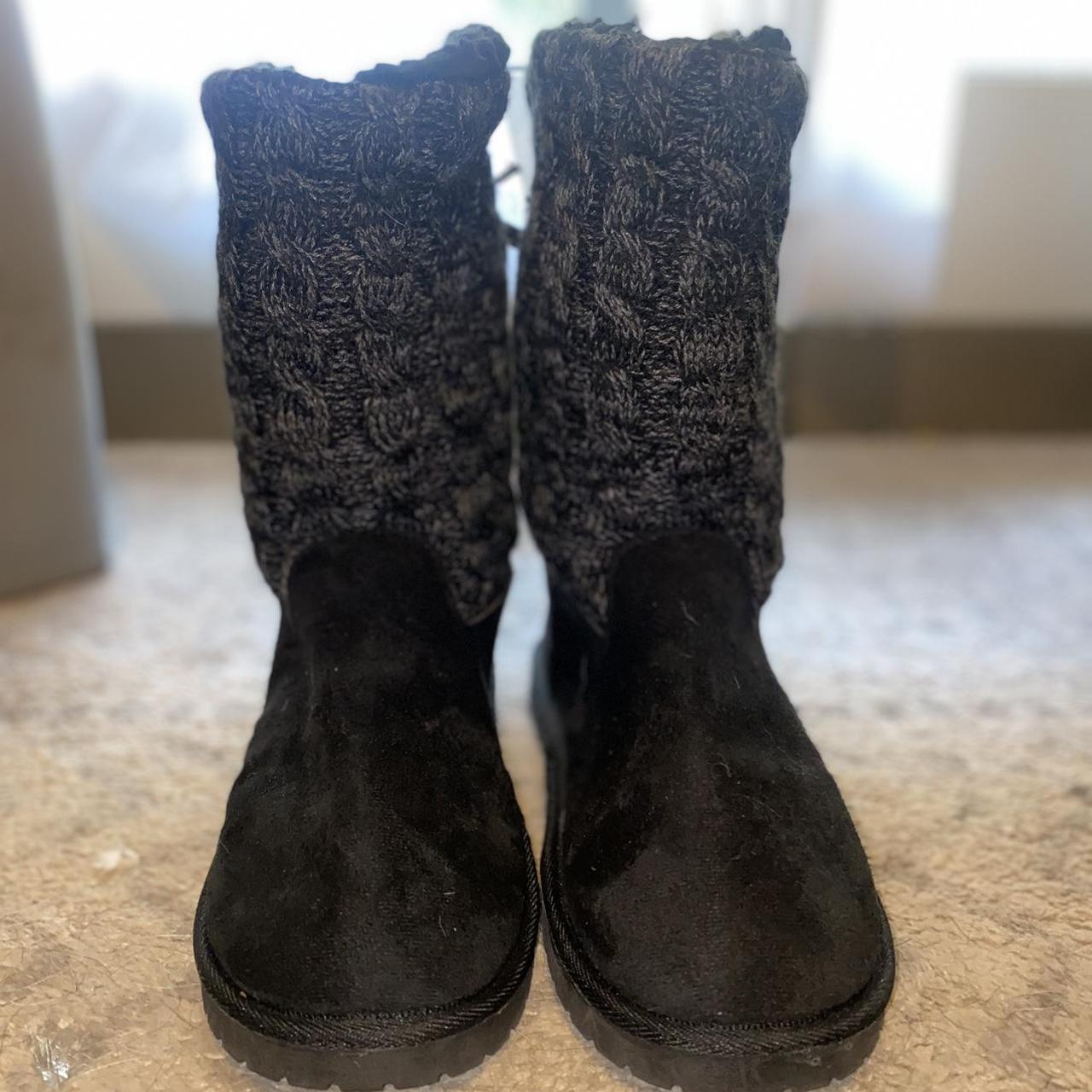 Muk luks 2024 knit boots