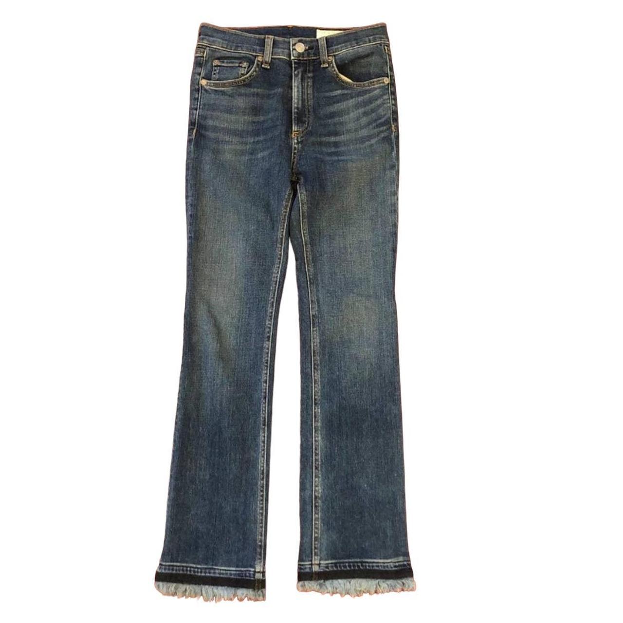 Rag & bone hana cropped best sale flared jeans