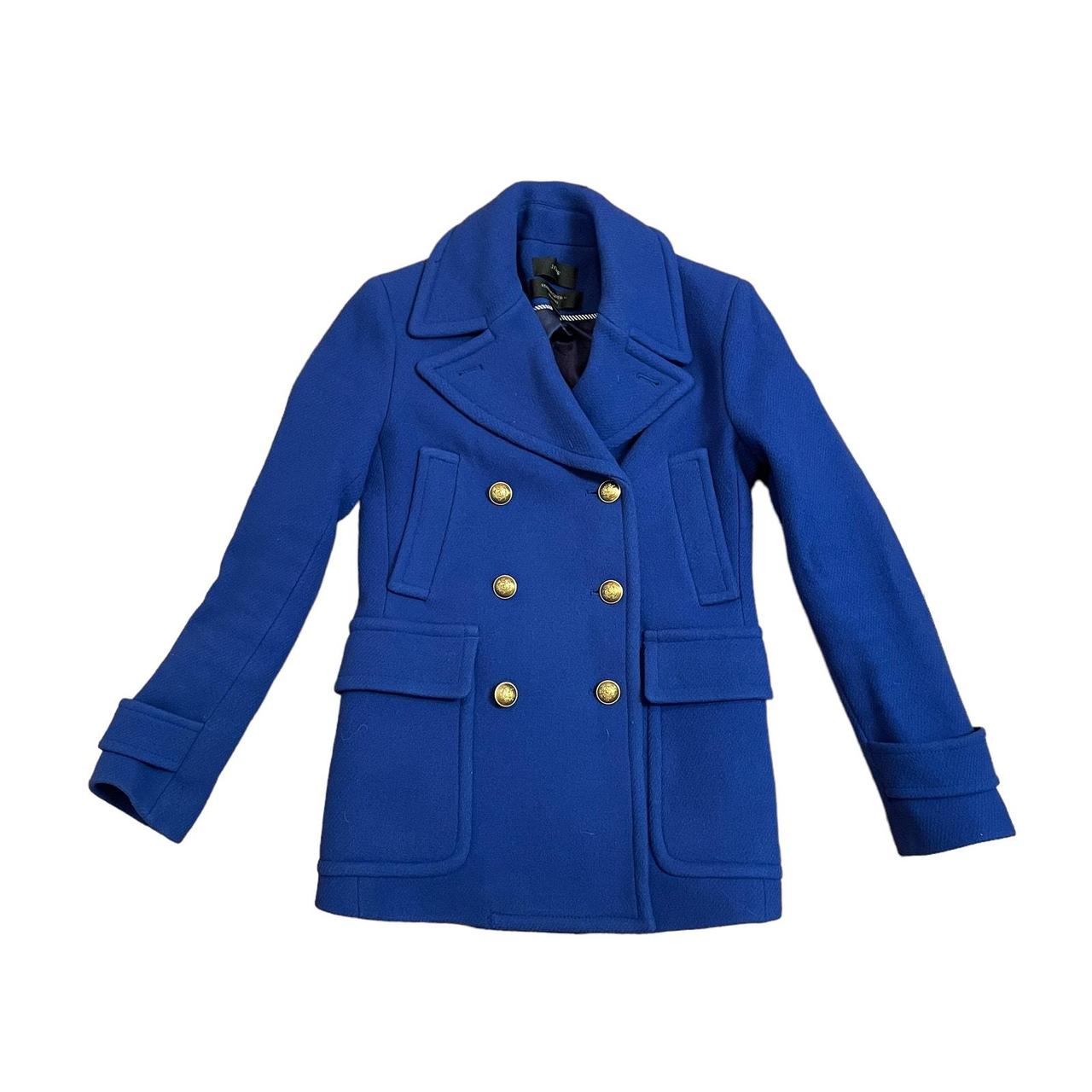 J. Crew Blue Wool Peacoat J.Crew Majesty Peacoat. Depop