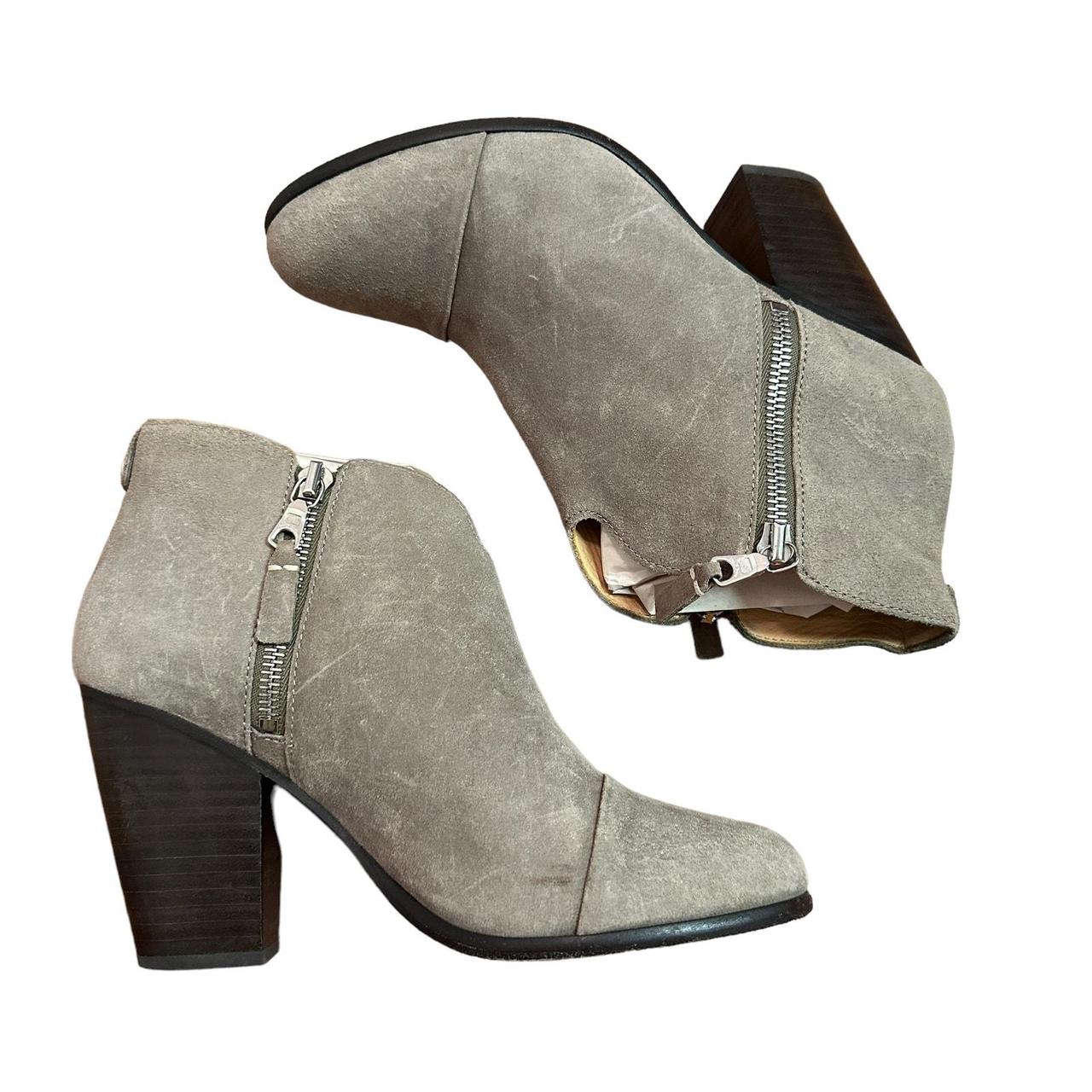 Rag and bone grey suede booties hotsell