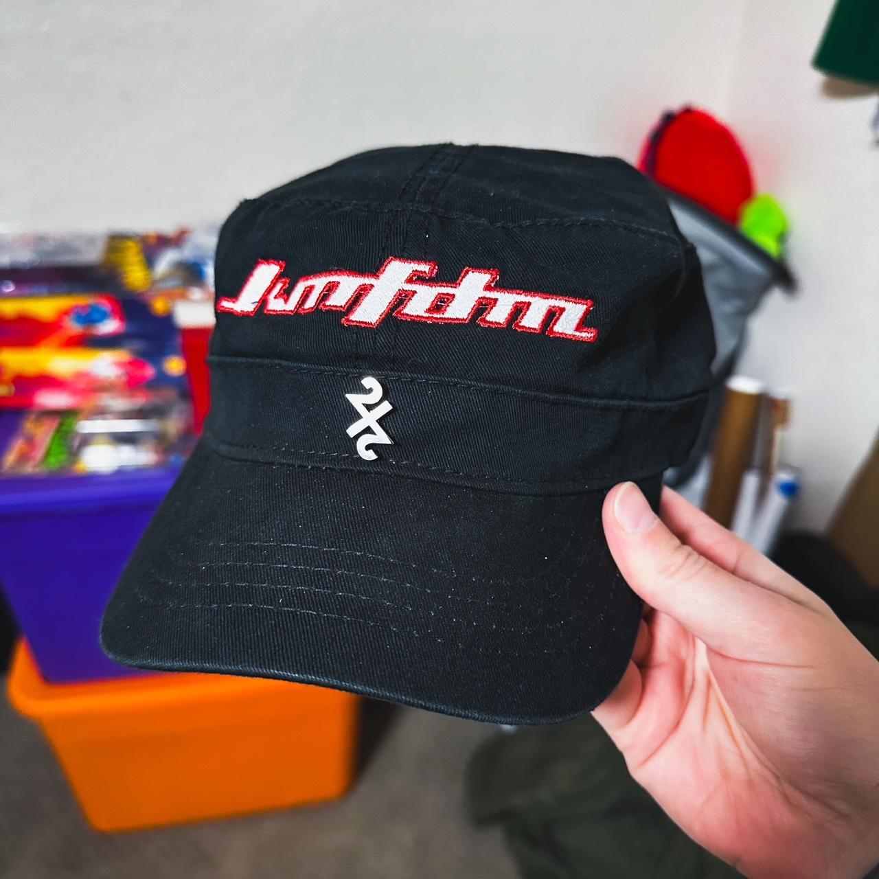 KMFDM military cap with Front 242 pin. Otto brand.... - Depop