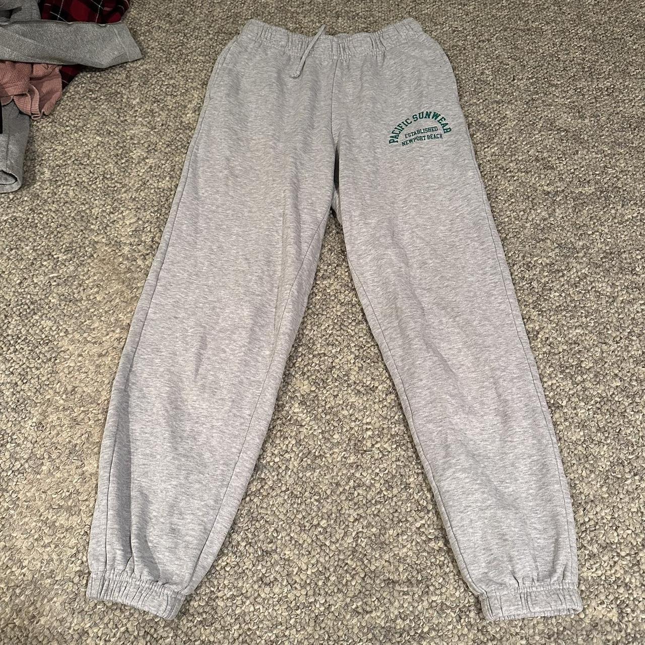 pacsun heather grey sweatpants/joggers super Depop