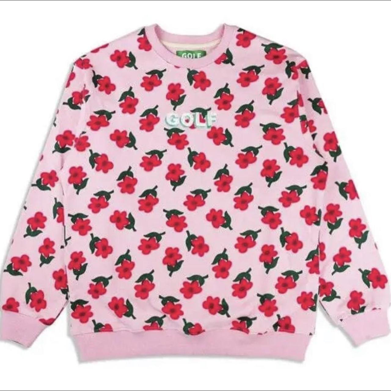 Golf Wang Floral, “Find Some Time” Sweater (2018) | Depop