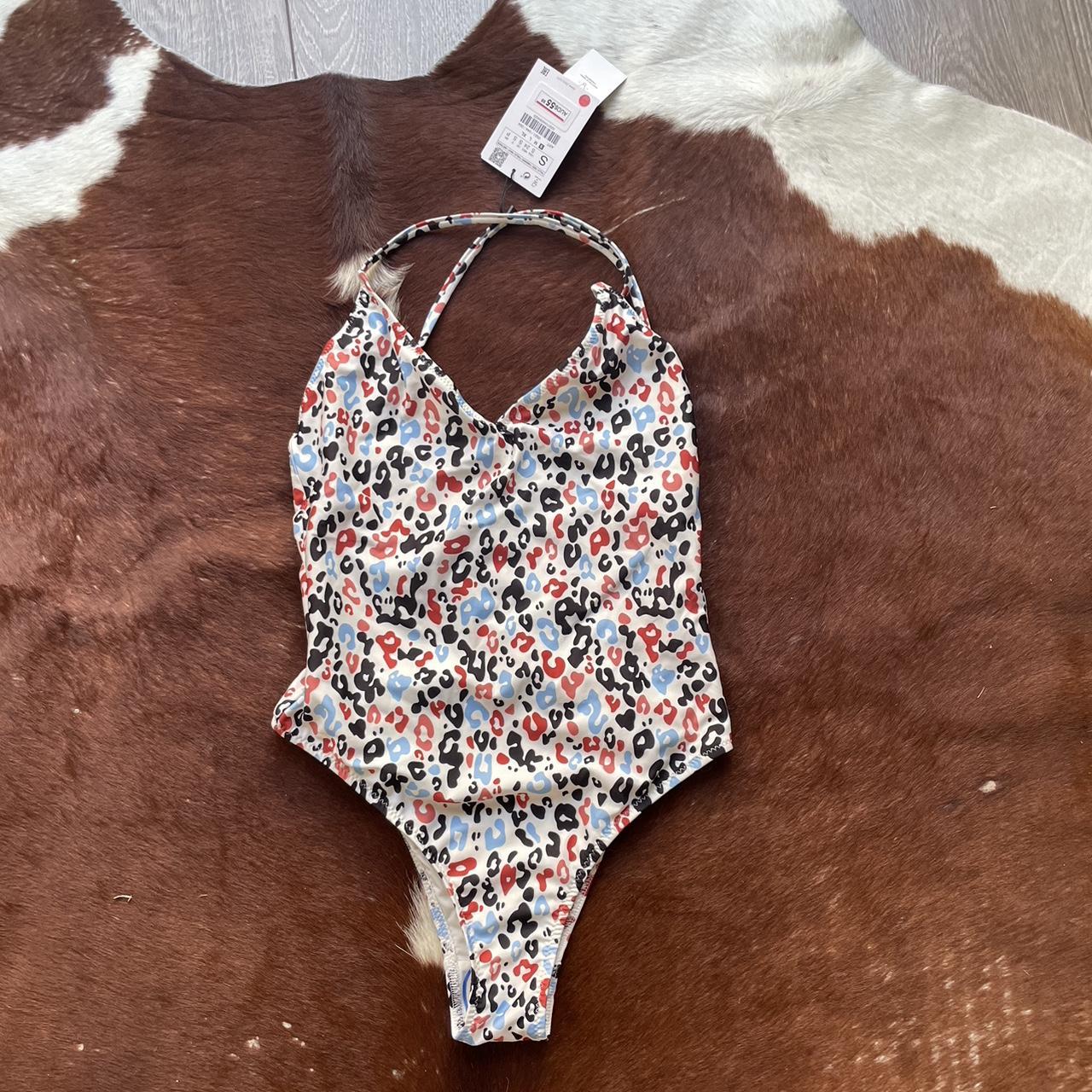 Zara printed Ladies swimwear Size:S Brand... - Depop