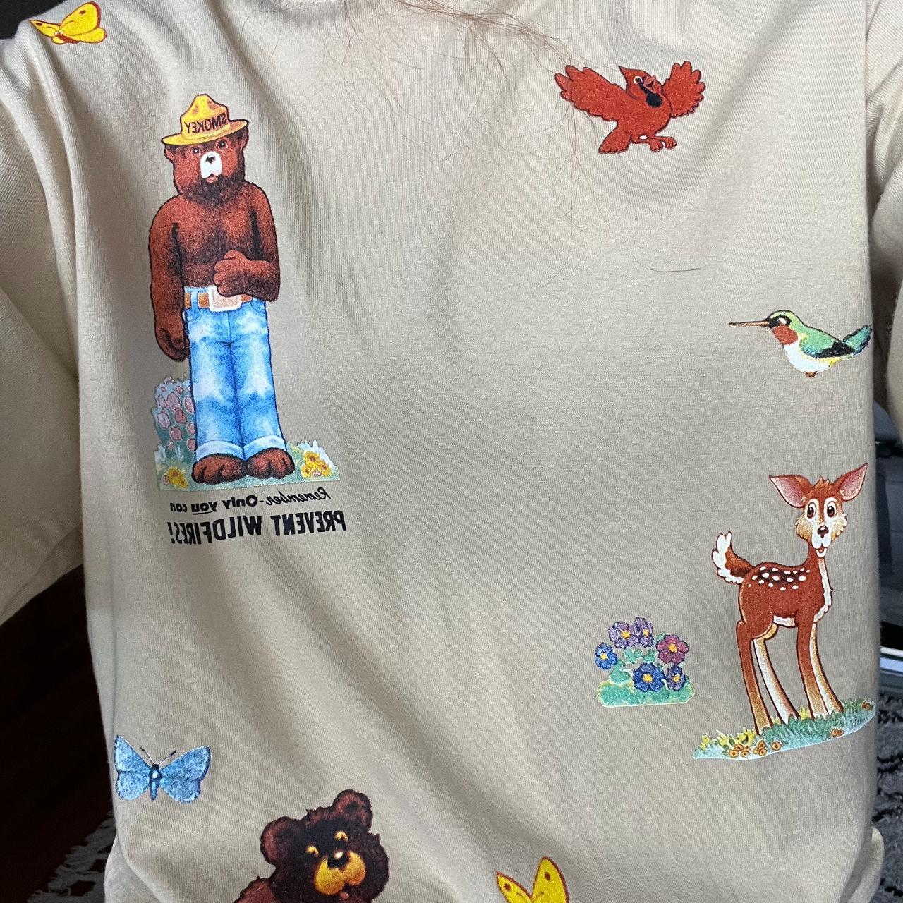 Teddy Fresh X Smokey the Bear size small