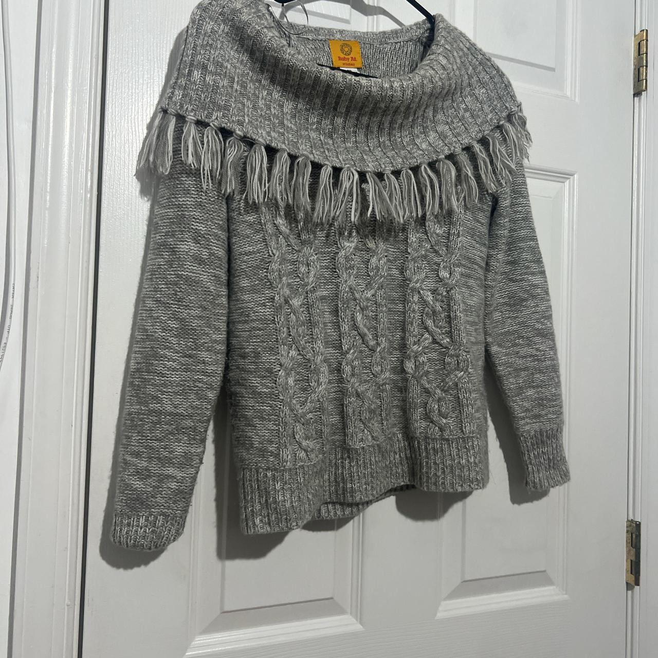 Ruby Rd. Women's Sweater - Grey - S – Grey Ruby R… - image 1