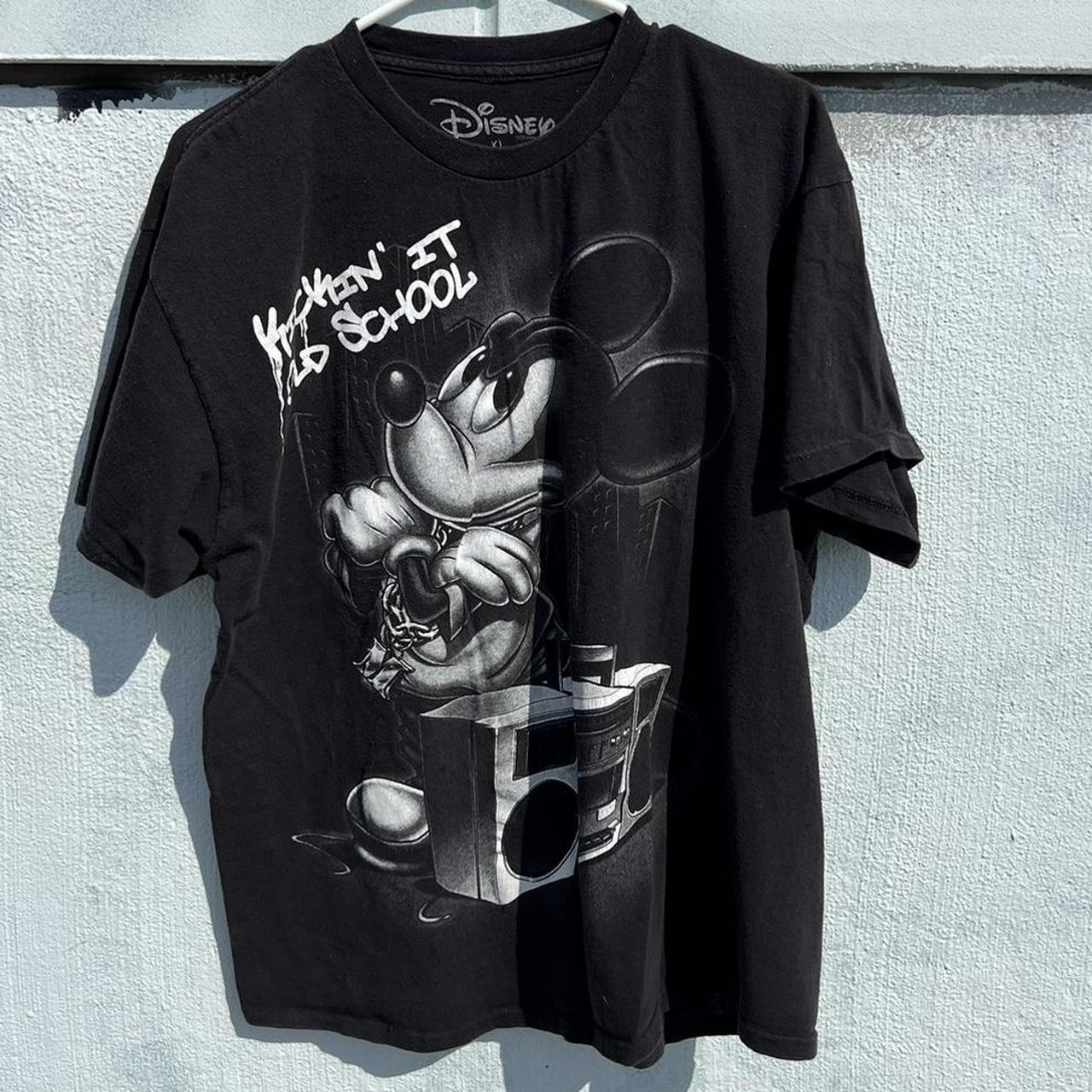 Mickey mouse black shirt on sale