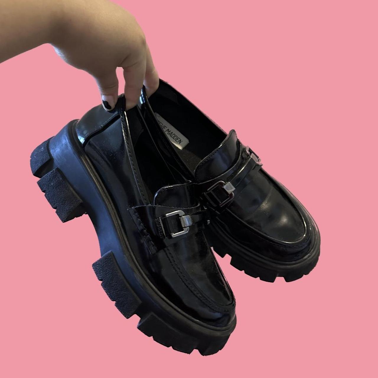 steve madden chunky loafers