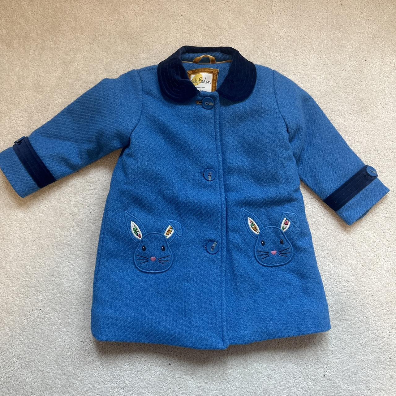 Mini boden wool on sale coat