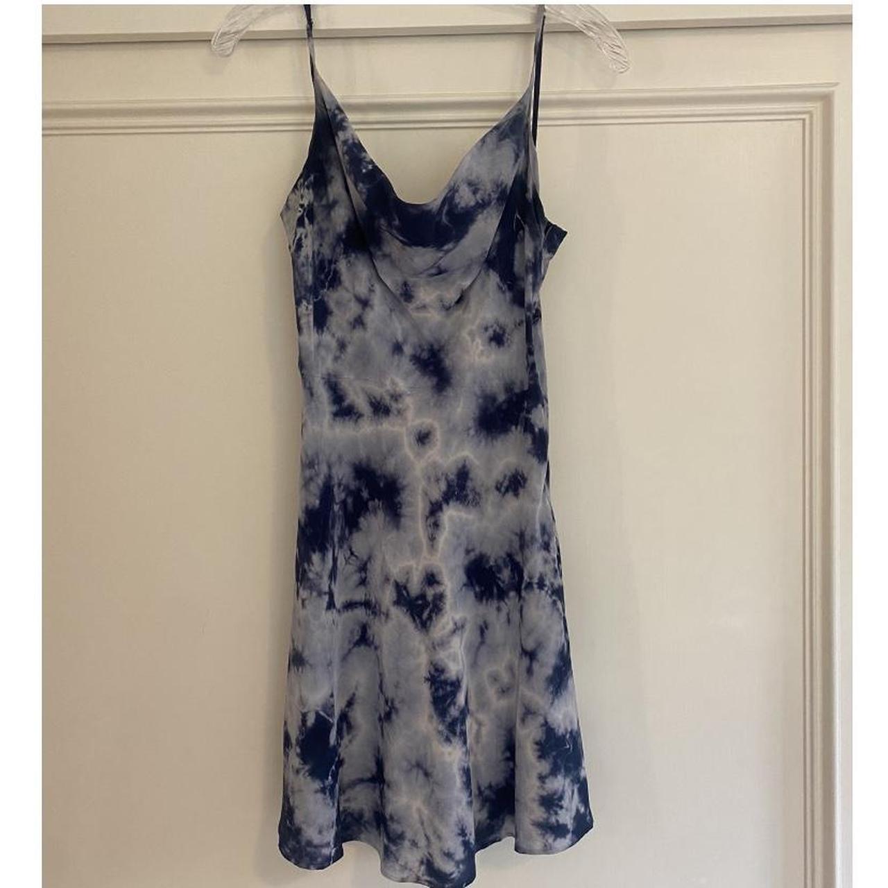 Réalisation Par Women's Blue and Navy Dress | Depop