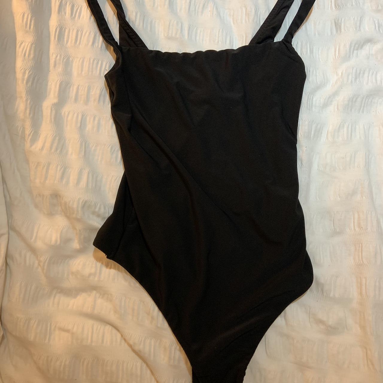 Black glassons bodysuit - Depop