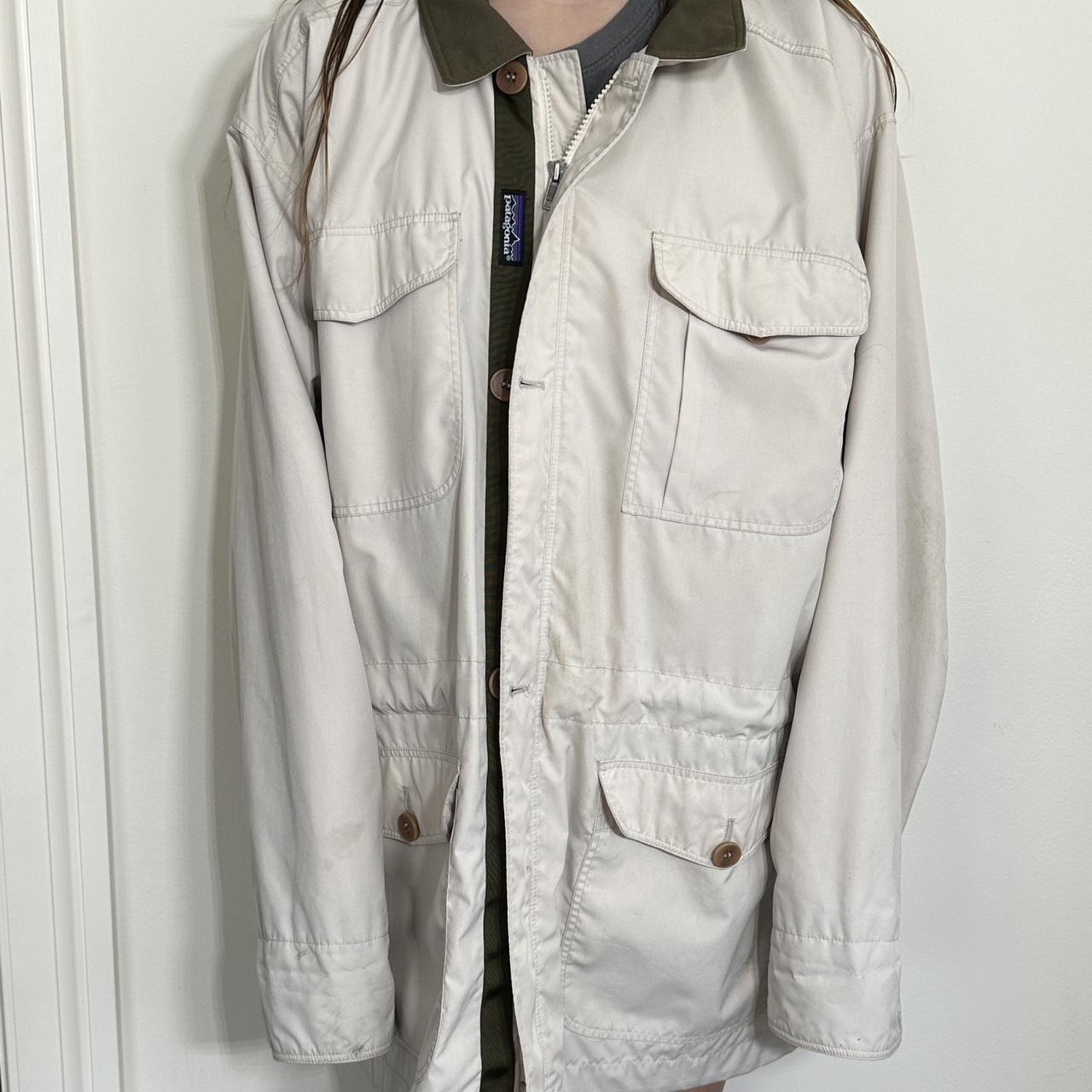 Patagonia Men's Cream Jacket Depop