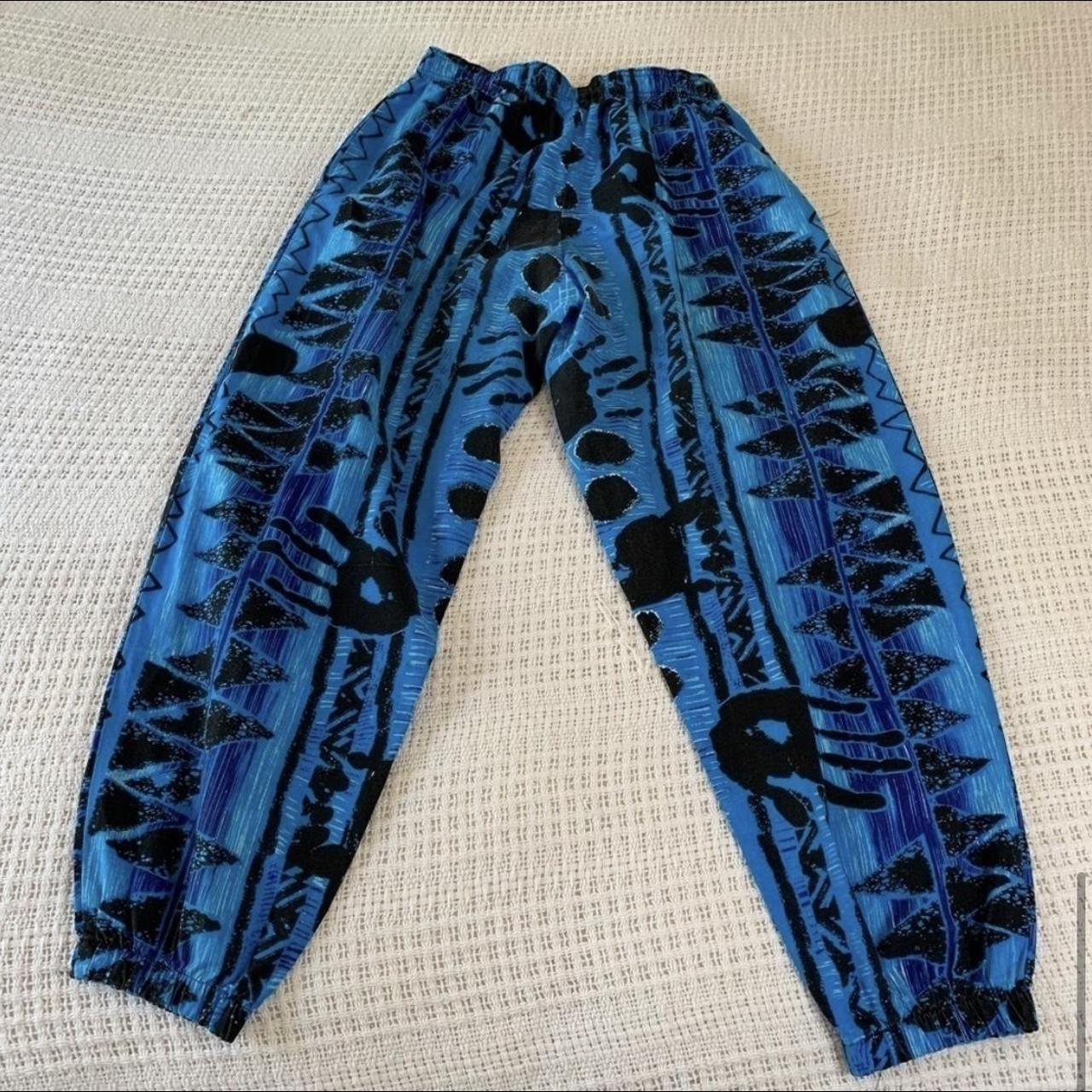 【80s】Euro Vintage 1tuck Trousers Optizip WeatherProof Vintage Youth Tech pant, L(14/16), , Elastic