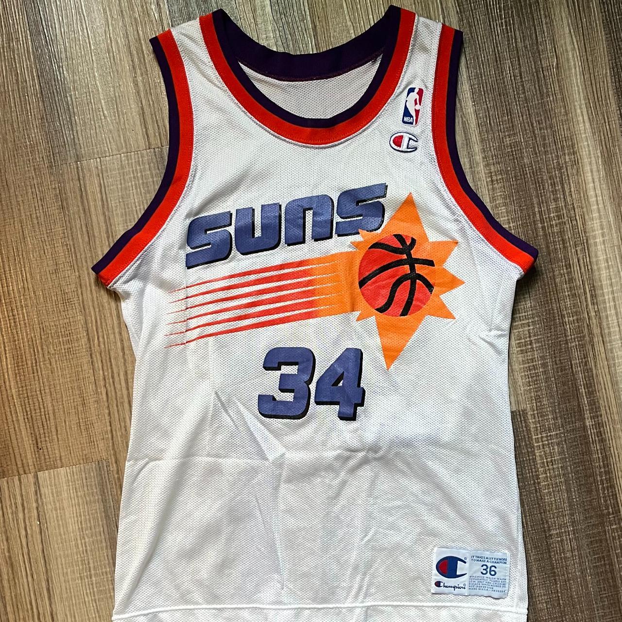 Vintage Phoenix Suns Charles Barkley Jersey Size - Depop