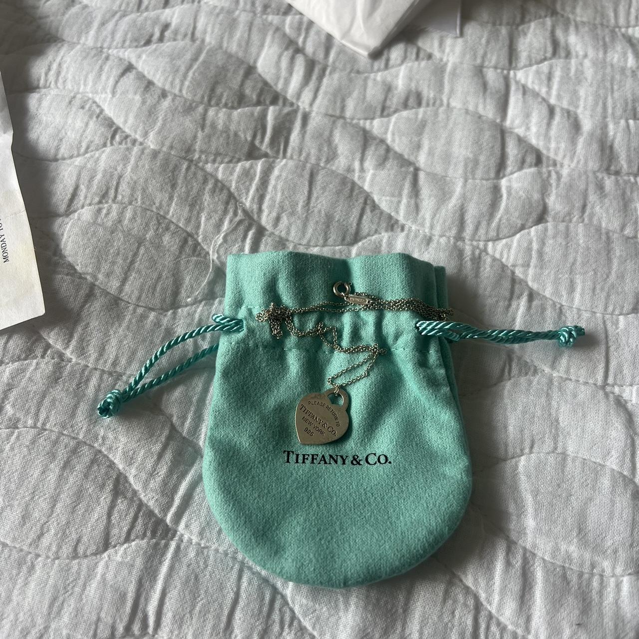 Authentic Tiffany and co necklace. Needs a good... - Depop