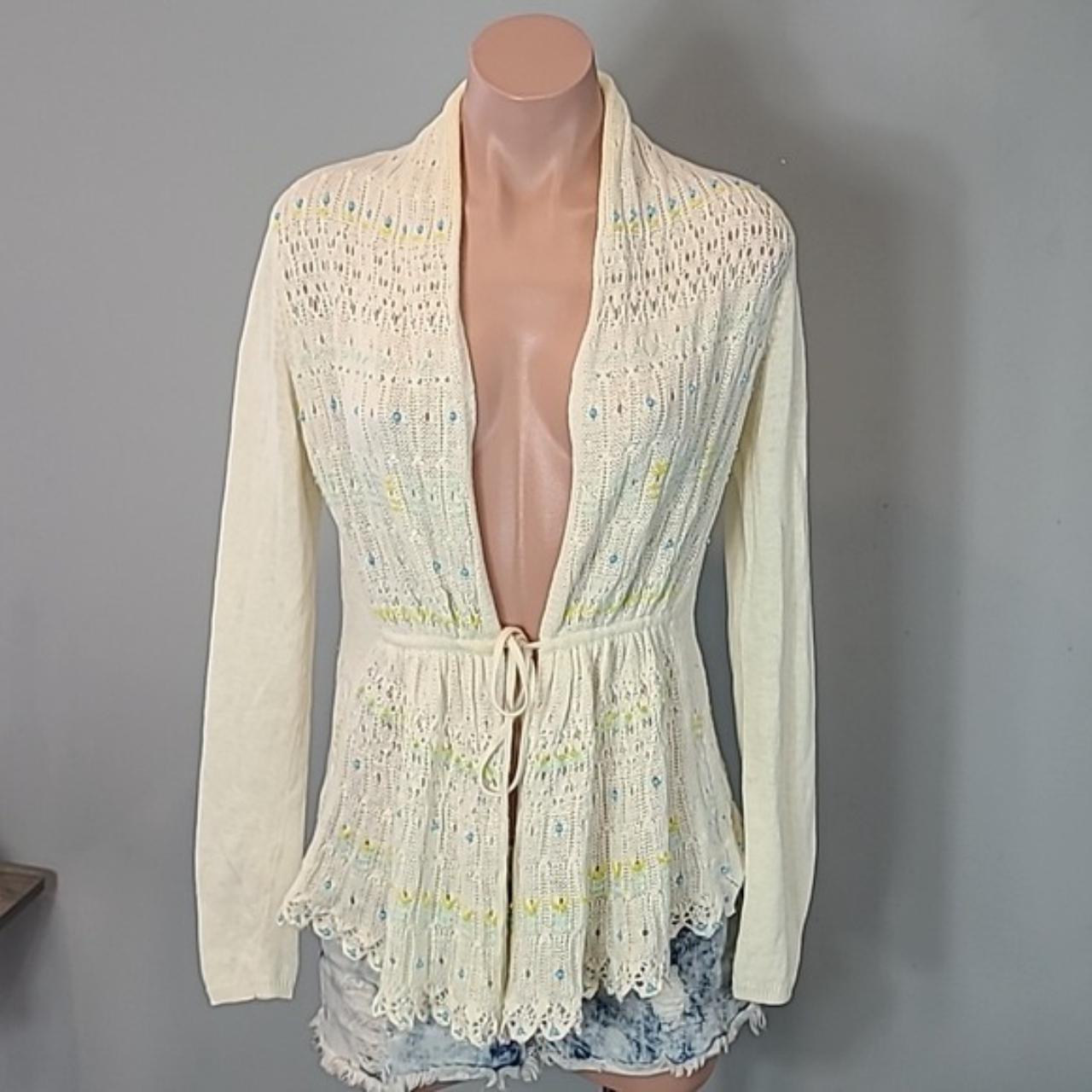 Anthropologie Moth good Tie Knot Sweater