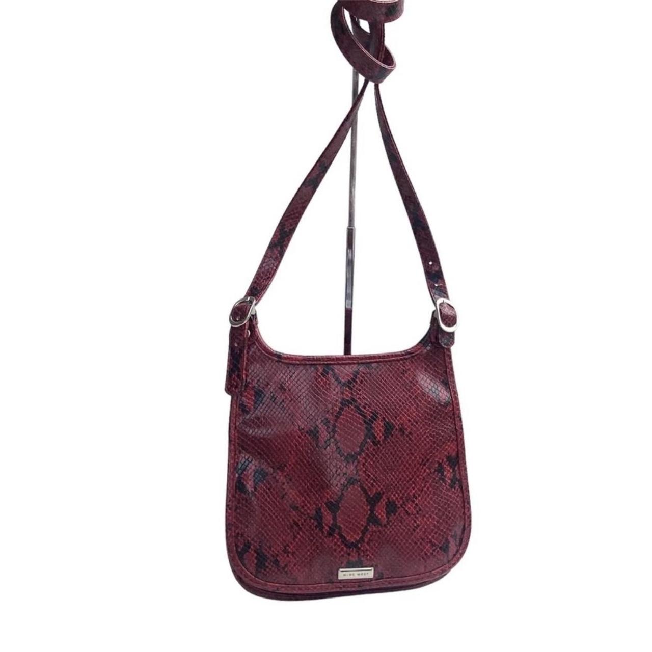 Lovely little mini Nine West purse in cherry red... - Depop