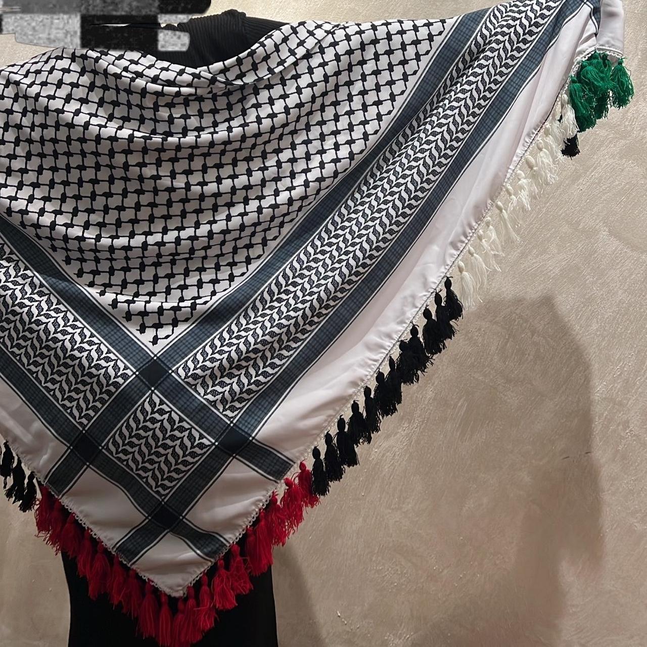 palestinian embroidered shawl