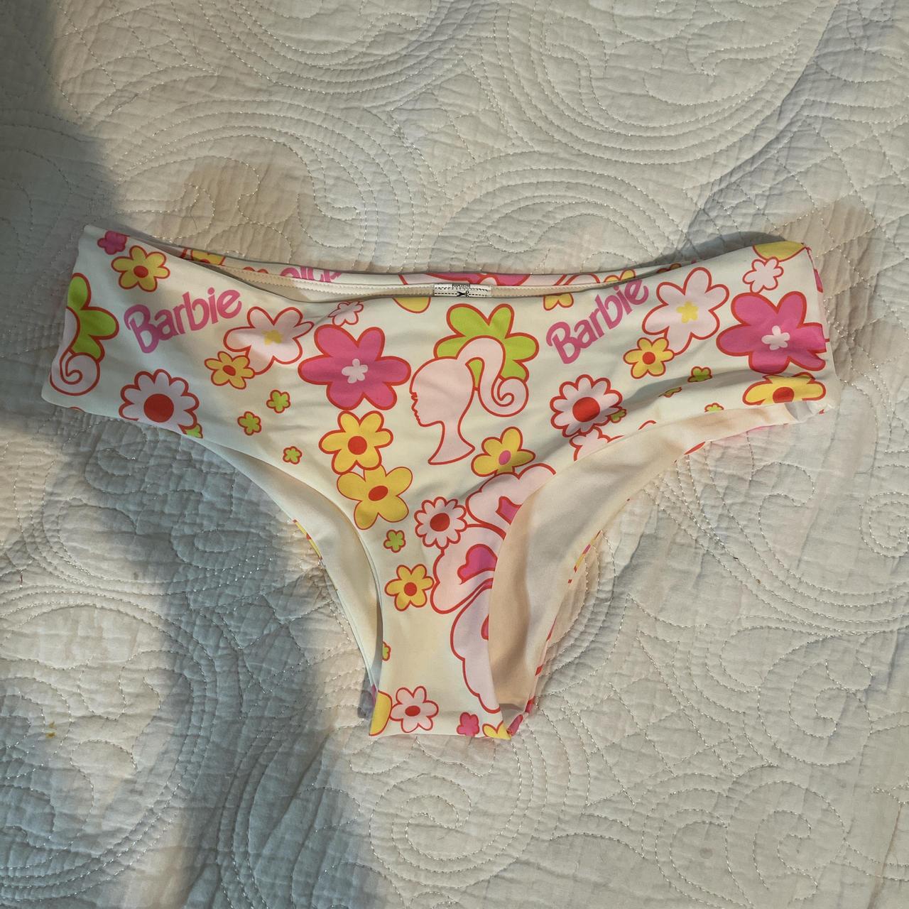 Barbie bikini bottoms. Size xsmall. I cut off the... - Depop