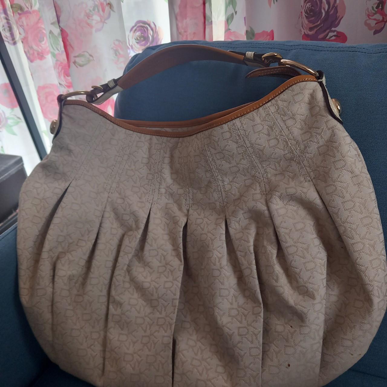 DKNY Women's Cream Bag Depop